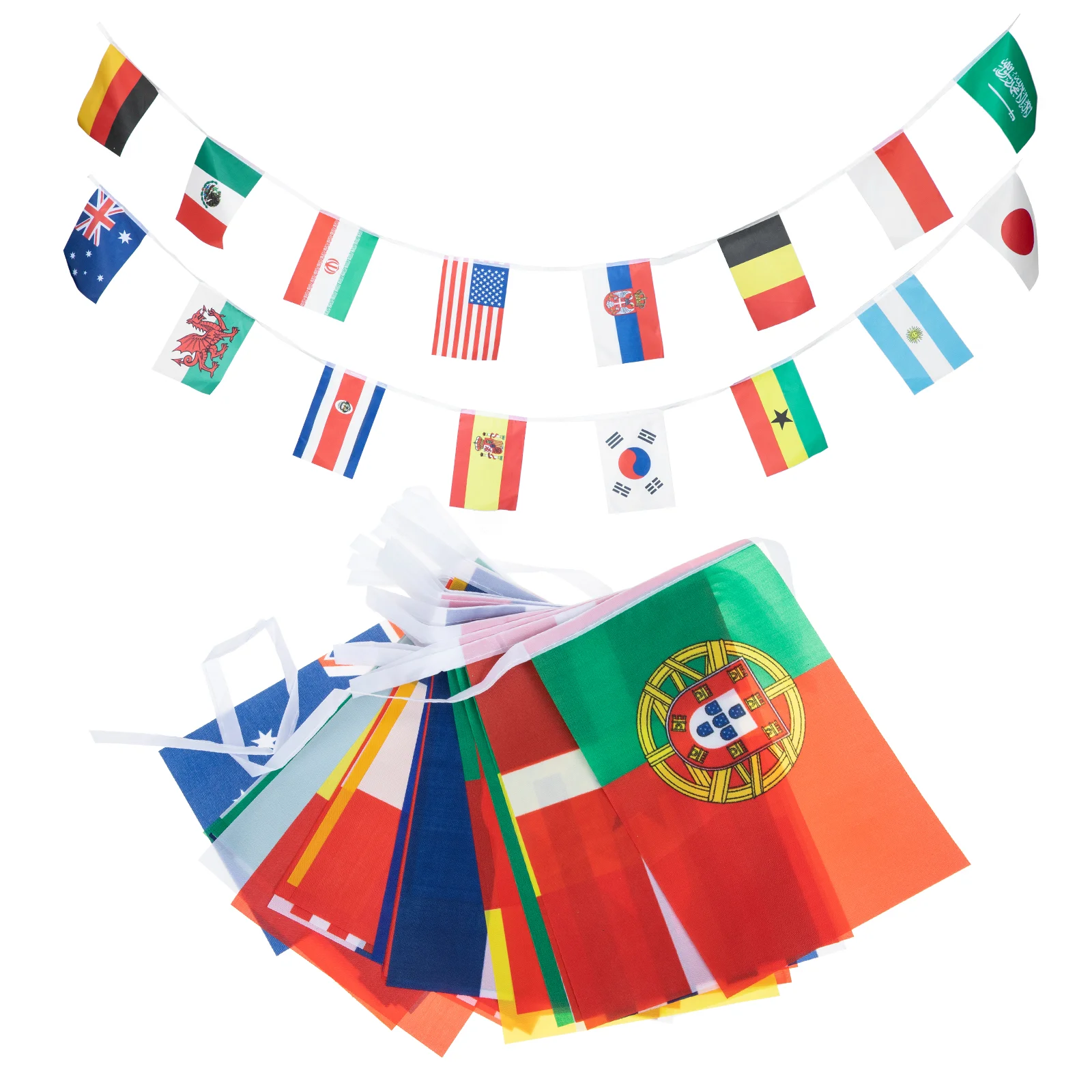 International Pub Garden Sports Events String Flag 32-Countries Bunting 32-Countries Pennant Football Event Banner
International Pub Garden Sports Events String Flag 32-Countries Bunting 32-Countries Pennant Football Event Banner