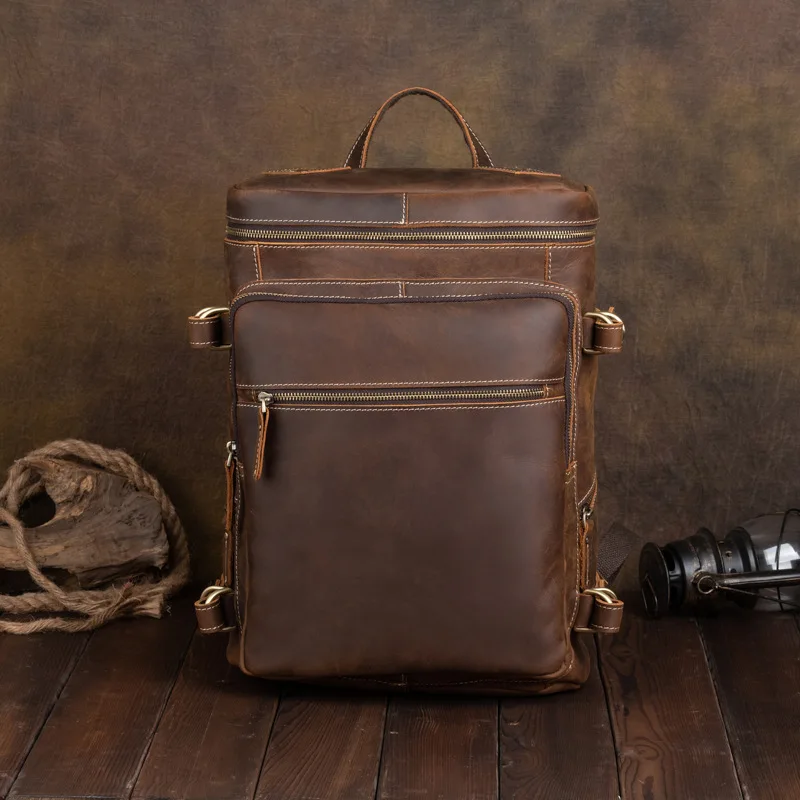 Рюкзак AETOO мужской для ноутбука 15 дюймов, Модный ранец из натуральной воловьей кожи, Повседневная сумка для путешествий, черный
Рюкзак AETOO мужской для ноутбука 15 дюймов, Модный ранец из натуральной воловьей кожи, Повседневная сумка для путешествий, черный