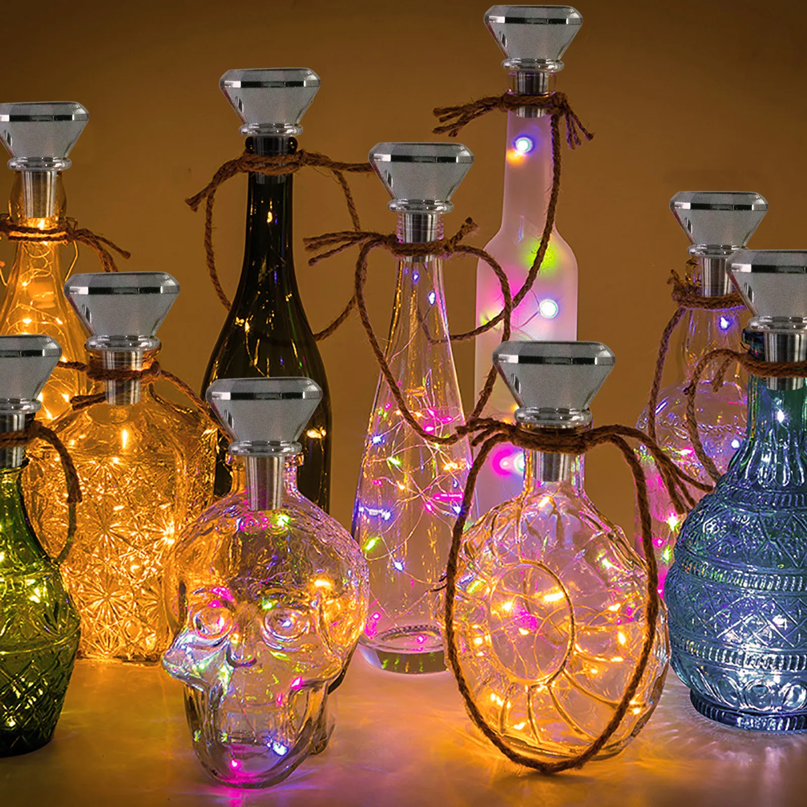 10 Pack Wine Corks 2M 20LED Solar Wine Corks String Lights, Bar Birthday Party Wedding Celebration Festival
10 Pack Wine Corks 2M 20LED Solar Wine Corks String Lights, Bar Birthday Party Wedding Celebration Festival