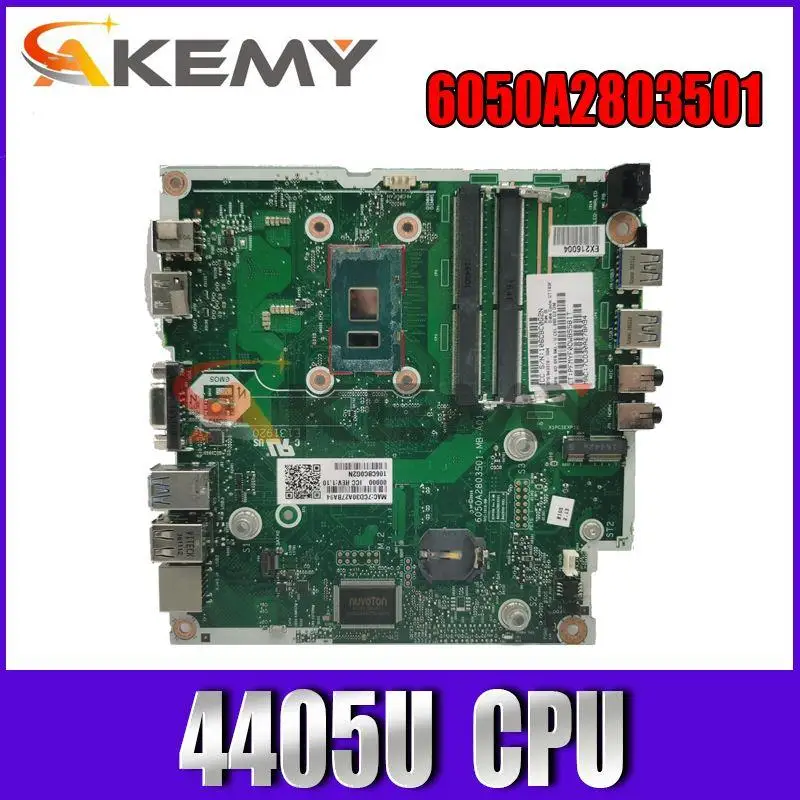 

Original For HP 260 G2 DM Desktop Motherboard 6050A2803501-MB 843379-603 843379-003 842606-003 Pentium 4405U CPU 100% Tested