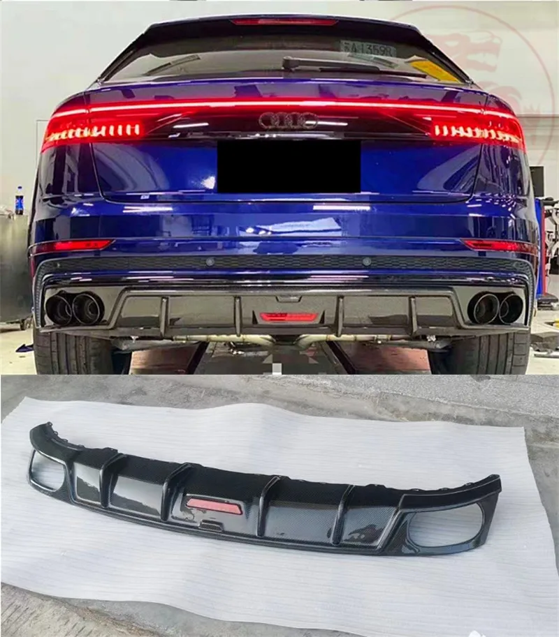 For Audi Q8 SQ8 2018 2019 2020 2022 High Quality Real Carbon Fiber Auto Car Rear Diffuser Spoiler
For Audi Q8 SQ8 2018 2019 2020 2022 High Quality Real Carbon Fiber Auto Car Rear Diffuser Spoiler