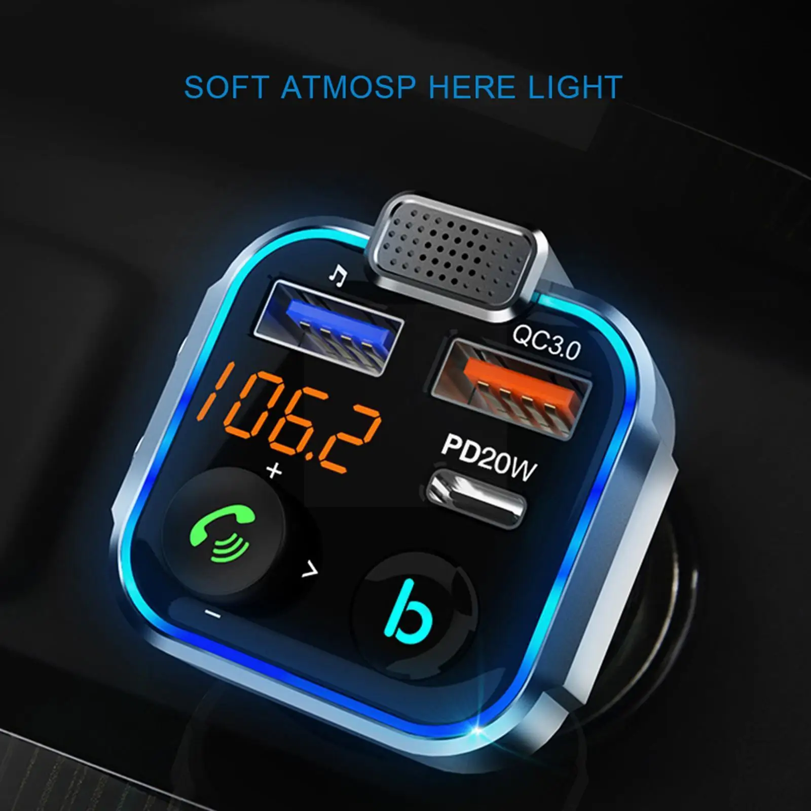 Car Bluetooth-compatible 5.0 Fm Transmitter One Music Er Large Bass Quick Microphone Qc3.0 Mp3 Pd20w Usb Charg D8b7
Car Bluetooth-compatible 5.0 Fm Transmitter One Music Er Large Bass Quick Microphone Qc3.0 Mp3 Pd20w Usb Charg D8b7