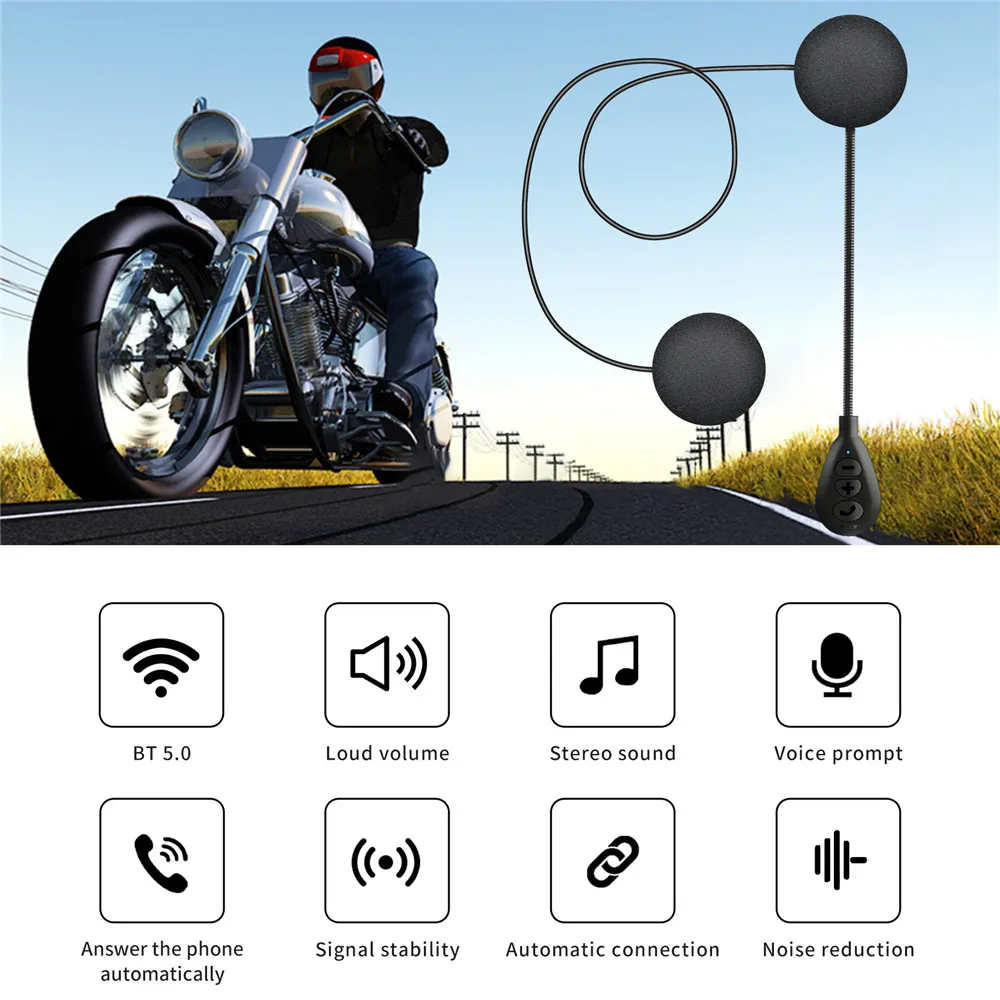 Bluetooth Headset Noise Reduction Helmet Headset Stereo Music Headphones Answer Phone Automatically For Motorcycle
Bluetooth Headset Noise Reduction Helmet Headset Stereo Music Headphones Answer Phone Automatically For Motorcycle