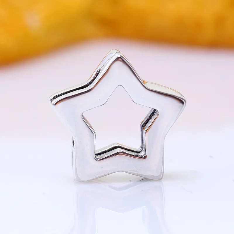 Valentine's Day S925 Sterling Silver Reflexions Series Shining Five-pointed Star Fixing Clip Fit Original Bracelets Women Gift 
Valentine's Day S925 Sterling Silver Reflexions Series Shining Five-pointed Star Fixing Clip Fit Original Bracelets Women Gift