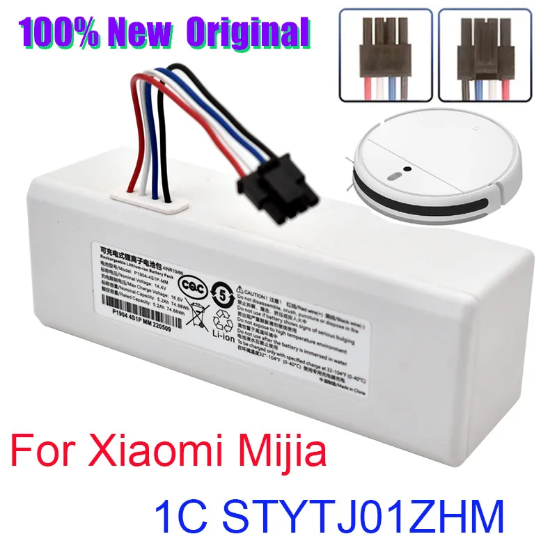 P1904-4S1P-MM Battery for Xiaomi Mijia 1C STYTJ01ZHM Robot Vacuum Mop Cleaner Accessories Parts Original
P1904-4S1P-MM Battery for Xiaomi Mijia 1C STYTJ01ZHM Robot Vacuum Mop Cleaner Accessories Parts Original