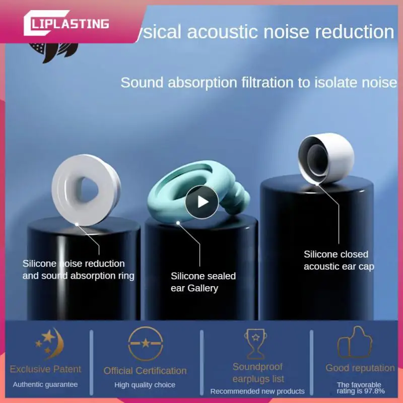 Silicone Sleeping Ear Plugs Anti-noise Noise Reduction Sound Insulation Earplugs Sleep Noise Reduction Earplugs Special Silent
Silicone Sleeping Ear Plugs Anti-noise Noise Reduction Sound Insulation Earplugs Sleep Noise Reduction Earplugs Special Silent