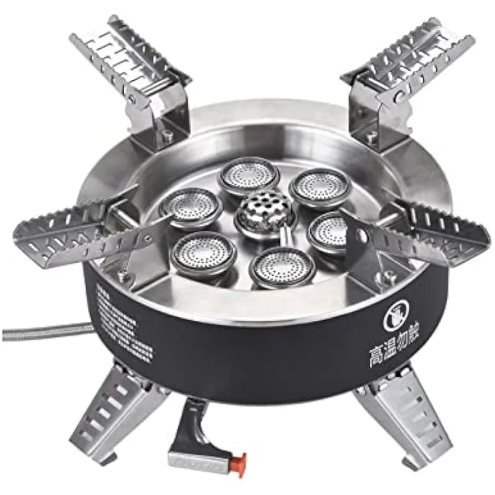 18000W Aluminum Alloy Portable Picnic Camping Stove Windproof Design Gas Cooking Burner with Piezo Ignition
18000W Aluminum Alloy Portable Picnic Camping Stove Windproof Design Gas Cooking Burner with Piezo Ignition