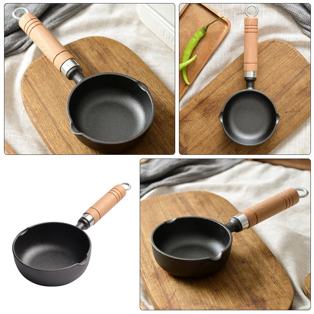 Wok Small Oil Pot Iron Sauce Pan Kitchen Metal with Handle Wood Saucepan Milk Warm Spout
Wok Small Oil Pot Iron Sauce Pan Kitchen Metal with Handle Wood Saucepan Milk Warm Spout