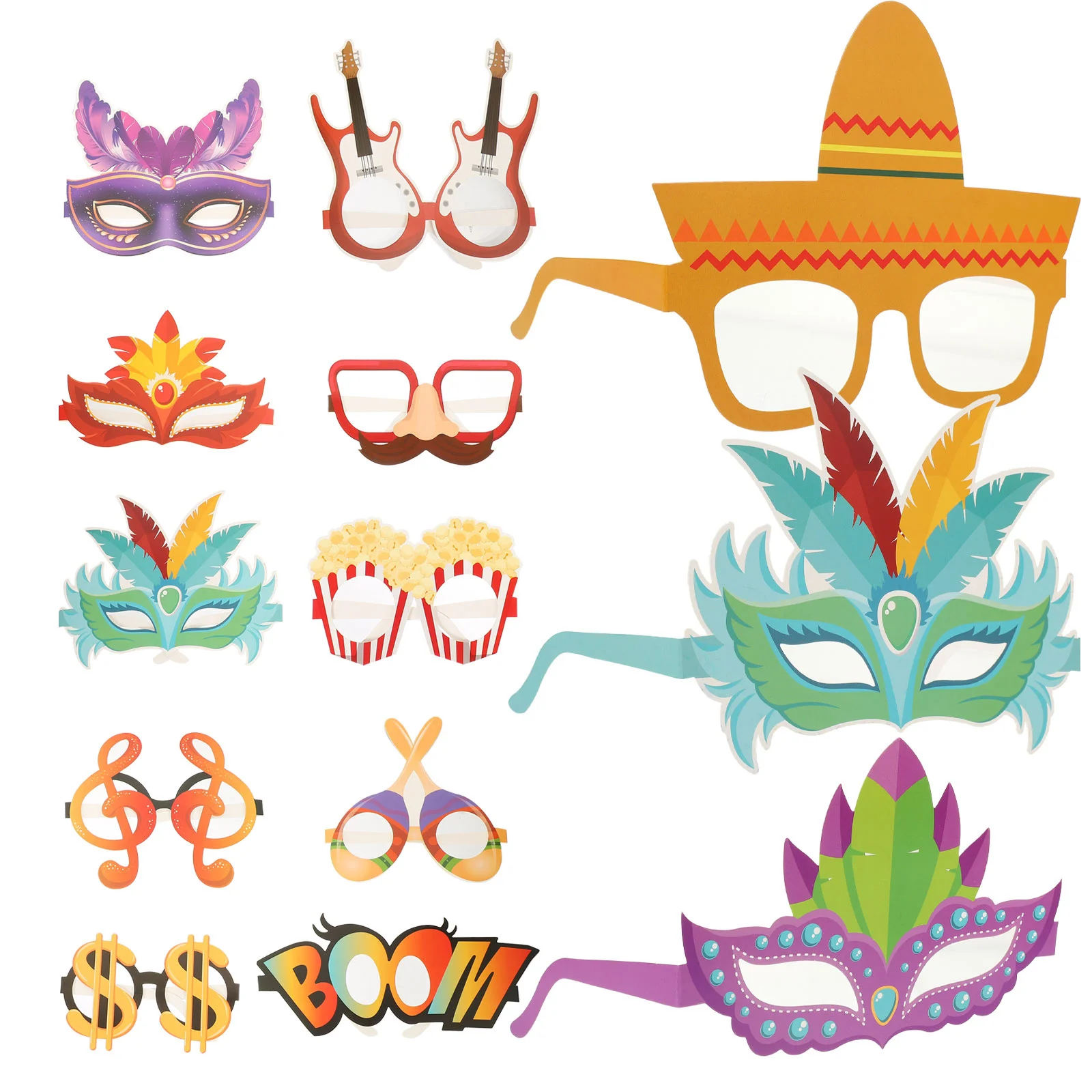 Glasses Paper Party Birthday Mardi Carnival Fancy Photo Booth Funny Favors Tropical Eyeglass Sunglasses Eyewear Decorative
Glasses Paper Party Birthday Mardi Carnival Fancy Photo Booth Funny Favors Tropical Eyeglass Sunglasses Eyewear Decorative