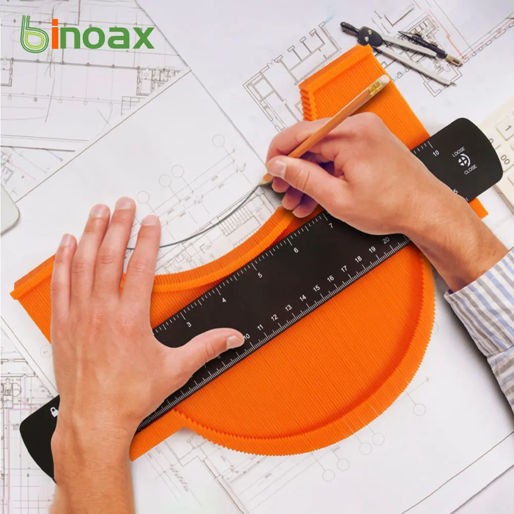 Binoax Wider Contour Gauge Duplicator With Lock 6/10 Inch Profile Shape Copy Tool Template for Curved Shapes
Binoax Wider Contour Gauge Duplicator With Lock 6/10 Inch Profile Shape Copy Tool Template for Curved Shapes