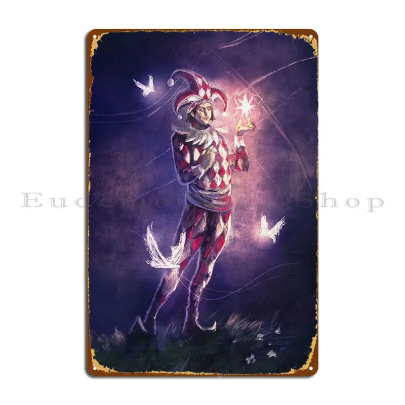 Жестяной плакат с изображением дурака и звезды
Жестяной плакат с изображением дурака и звезды