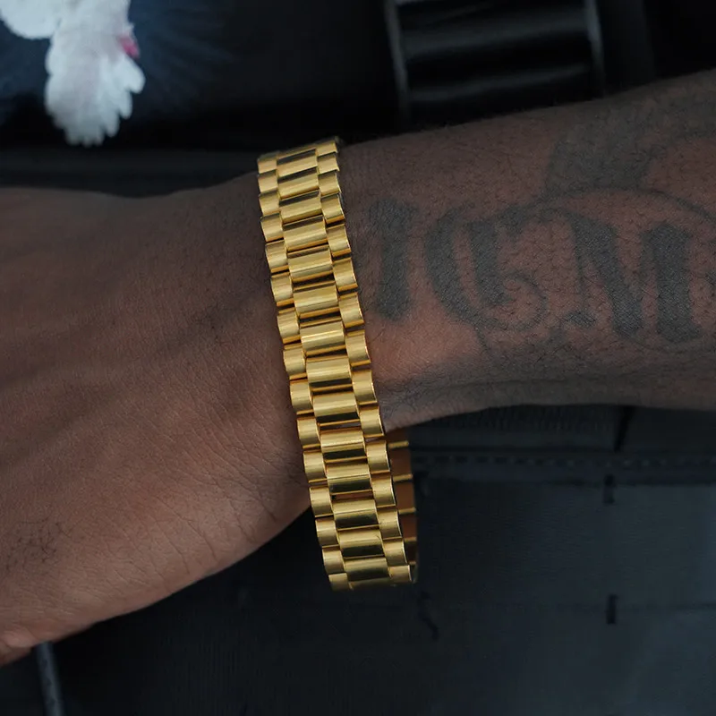 Hip Hop Three Rows Polishing Bracelet European and American Men and Women Fashiobable Individualistic Jewelry Party Gifts
Hip Hop Three Rows Polishing Bracelet European and American Men and Women Fashiobable Individualistic Jewelry Party Gifts