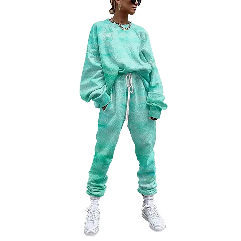 Women's Sportswear Two Piece Digital Printing Sportswear Casual Sweatshirt + PantsWomen's Sportswear
Women's Sportswear Two Piece Digital Printing Sportswear Casual Sweatshirt + PantsWomen's Sportswear