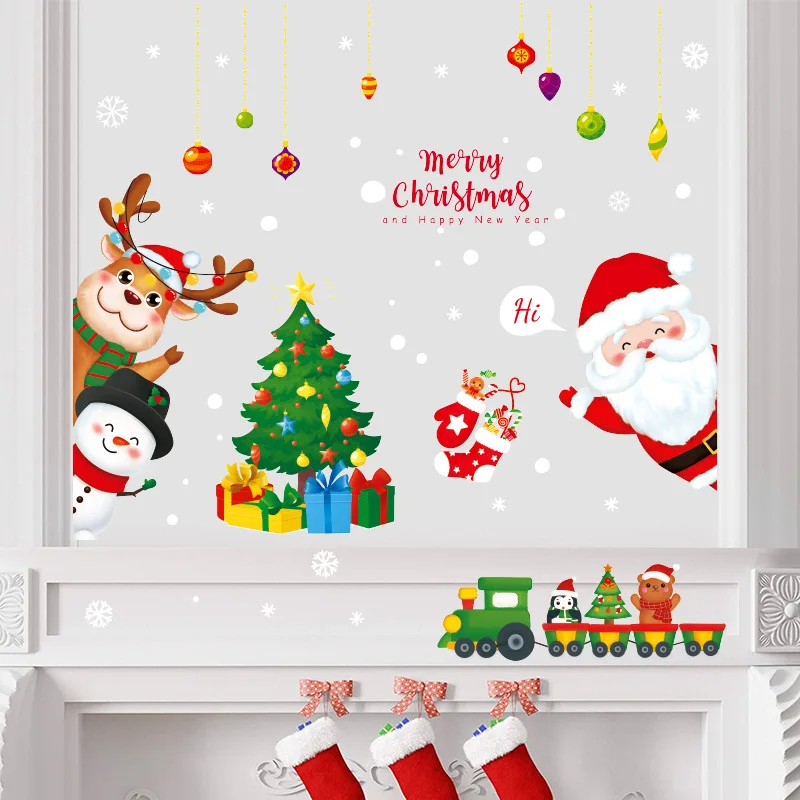 Christmas PVC Window Stickers Christmas Snowflake Wall Sticker Kids Room Door Glass Decals Xmas Decorations Home Decor
Christmas PVC Window Stickers Christmas Snowflake Wall Sticker Kids Room Door Glass Decals Xmas Decorations Home Decor