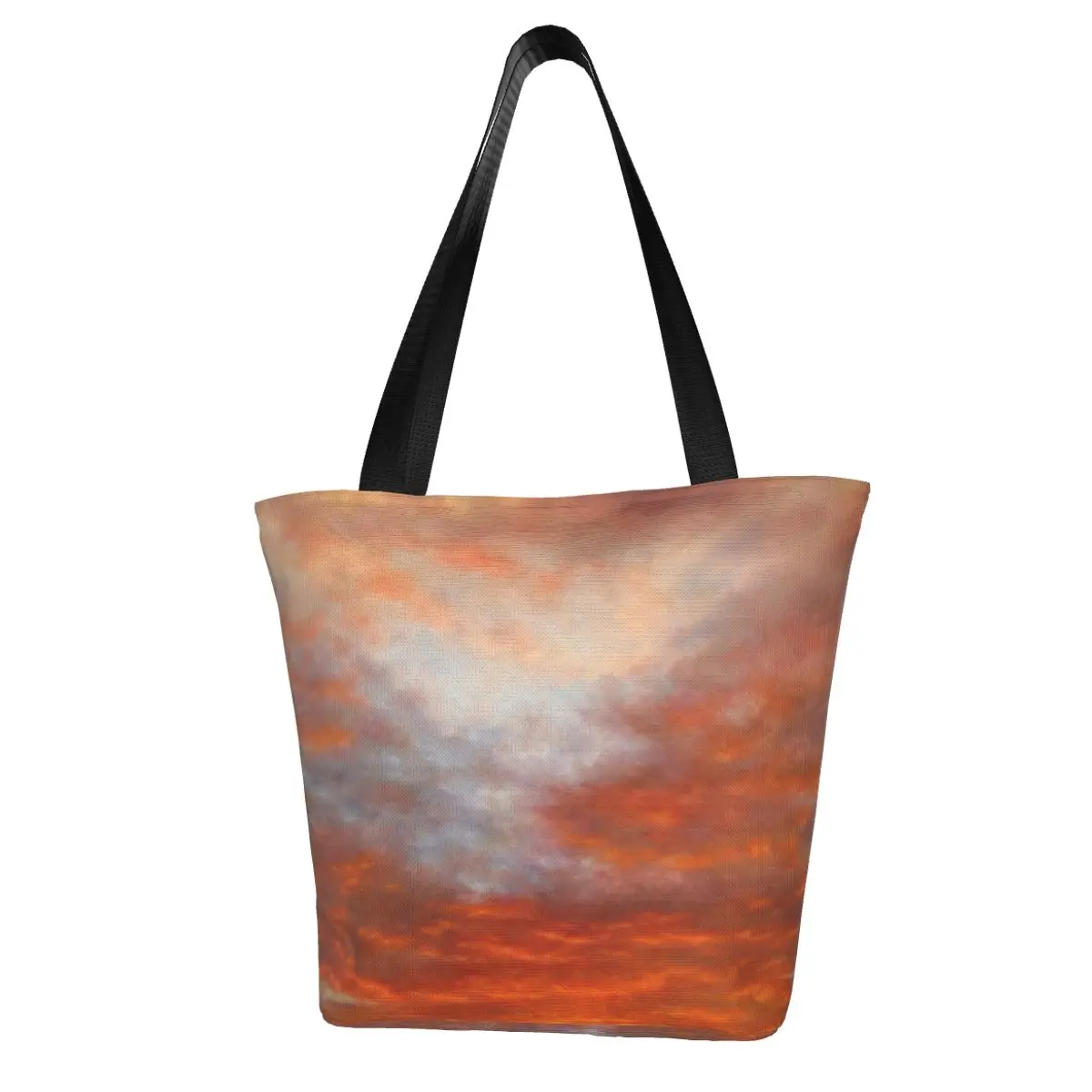 Colorful Cloud Shopping Bag Inspirational Sunrise Fashion Retro Handbag Cloth Work Student Bags
Colorful Cloud Shopping Bag Inspirational Sunrise Fashion Retro Handbag Cloth Work Student Bags