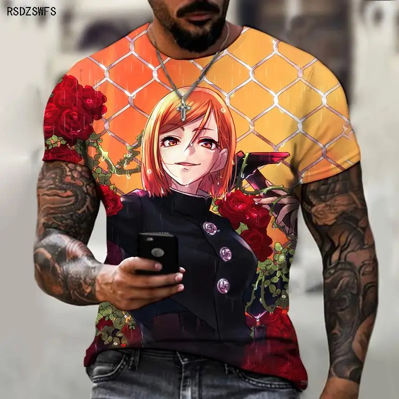 Conjure Back to Battle 3D Printing Anime Cartoon Harajuku Summer Men's Oversized T-shirt Personality Trend Short Sleeve
Conjure Back to Battle 3D Printing Anime Cartoon Harajuku Summer Men's Oversized T-shirt Personality Trend Short Sleeve