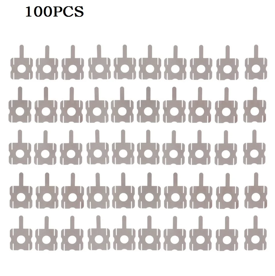100Pcs 4S Lithium Battery Pack Replace Spot Welding Nickel Sheet U-Shaped Spot Weldable Nickel Sheets Power Tool Accessories
100Pcs 4S Lithium Battery Pack Replace Spot Welding Nickel Sheet U-Shaped Spot Weldable Nickel Sheets Power Tool Accessories