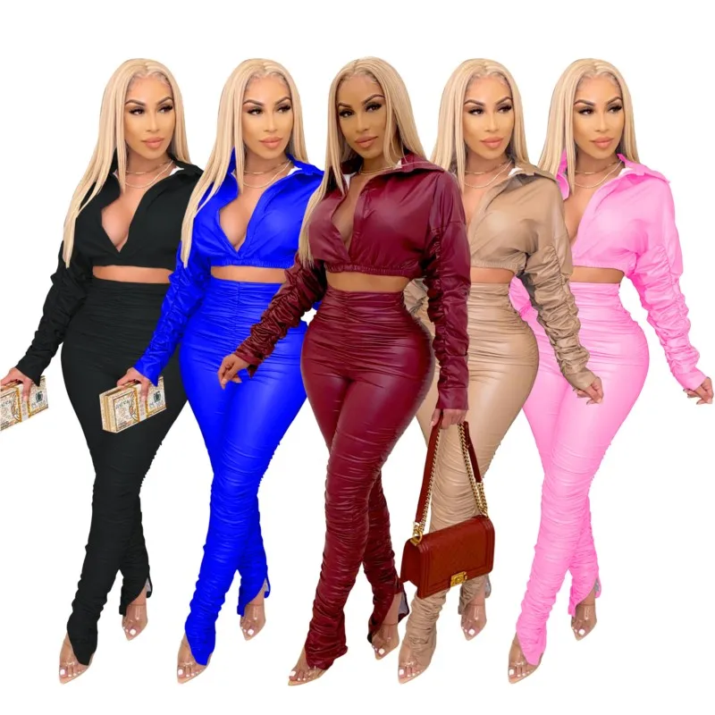 Women Clothing 2023 Latest Fashion Streetwear Dress Lady Vintage Clothes Leisure Pu Leather Knit Elastic Two Piece Solid
Women Clothing 2023 Latest Fashion Streetwear Dress Lady Vintage Clothes Leisure Pu Leather Knit Elastic Two Piece Solid