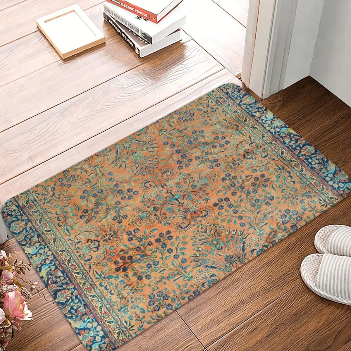Manchester Kashan Floral Persian Carpet Print Door Mat Decor 3D Rug Carpet Bathmat Non-slip Entrance Living Room Home Kitchen
Manchester Kashan Floral Persian Carpet Print Door Mat Decor 3D Rug Carpet Bathmat Non-slip Entrance Living Room Home Kitchen