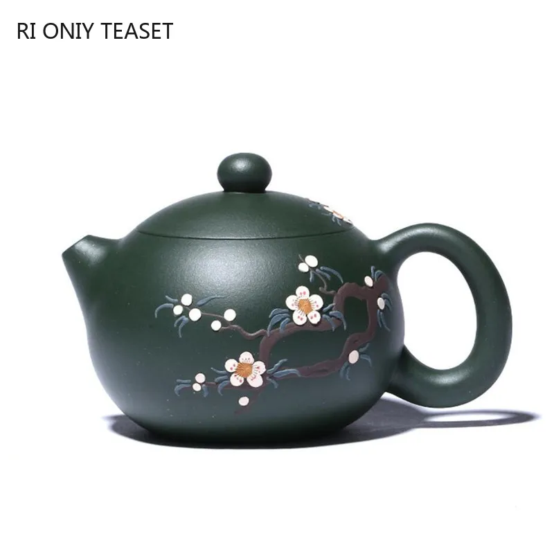 200ml Yixing Famous Purple Clay Teapots High-end Handmade Plum Blossom Xishi Tea Pot Ball Hole Filter Kettle Zisha Tea Set
200ml Yixing Famous Purple Clay Teapots High-end Handmade Plum Blossom Xishi Tea Pot Ball Hole Filter Kettle Zisha Tea Set