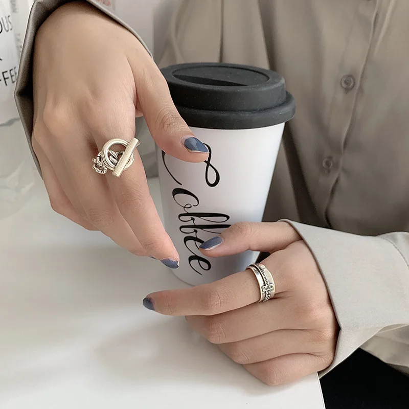 925 Sterling Silver Index Finger Ring Vintage Couple Stainless Steel Rings Hip Hop Cool Steel Jewelry Anillos Mujer Wholesale
925 Sterling Silver Index Finger Ring Vintage Couple Stainless Steel Rings Hip Hop Cool Steel Jewelry Anillos Mujer Wholesale