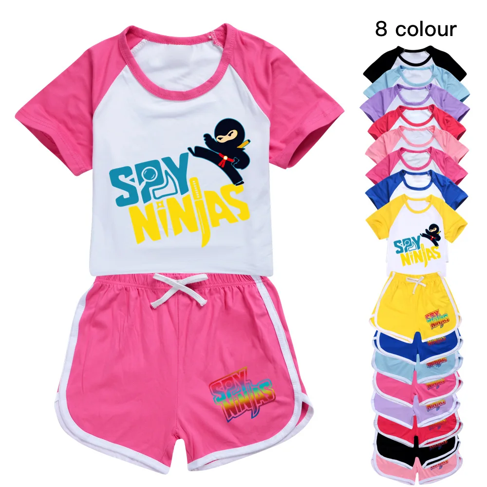 NINJA KIDZ Kids Clothes Cotton Tracksuits T-shirts +Shorts Suit Cartoon Pattern Set Teenager Baby Boys Girls Sportswear Clothing
NINJA KIDZ Kids Clothes Cotton Tracksuits T-shirts +Shorts Suit Cartoon Pattern Set Teenager Baby Boys Girls Sportswear Clothing