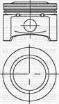 Store code: 77,60-STD content engine PISTON segment complete STD (MM) CORSA C - ASTRA G - Z14XE