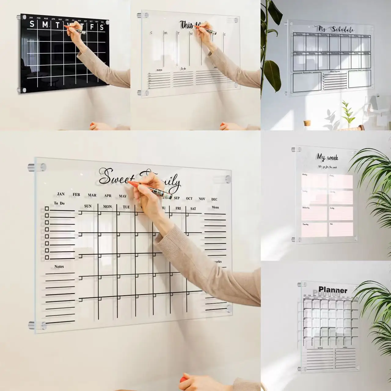 Simple Plan Board Acrylic Calendar Transparent Wipeable Month Sunday Plan Display Board Can Leave A Message Note Board
Simple Plan Board Acrylic Calendar Transparent Wipeable Month Sunday Plan Display Board Can Leave A Message Note Board