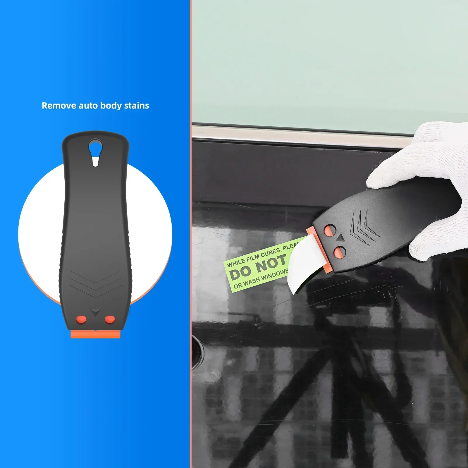 Скребок для очистки стекла автомобиля, защитная этикетка для окон, клейкий скребок, инструмент для бритвы, пластиковое лезвие, оттенок, наклейка для удаления 
Скребок для очистки стекла автомобиля, защитная этикетка для окон, клейкий скребок, инструмент для бритвы, пластиковое лезвие, оттенок, наклейка для удаления