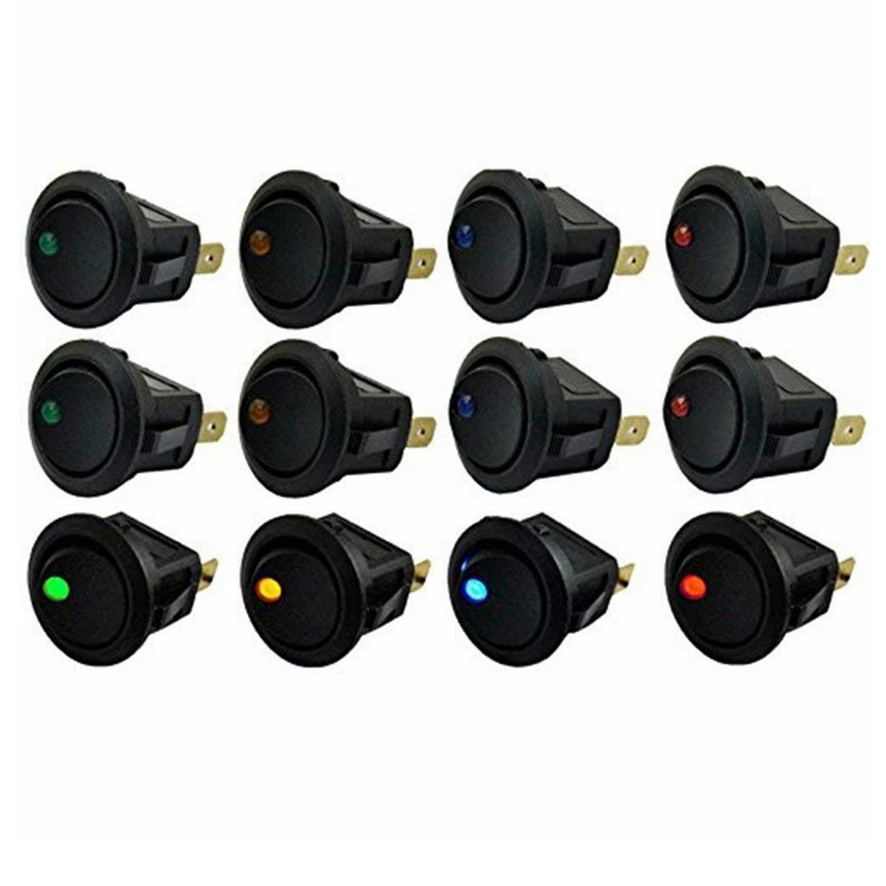 3pcs LED Switch 3 pins ON-OFF Rocker Switch 12V led rocker switch Led Dot Light LED illuminated Car Dashboard Dash Boat Toggle
3pcs LED Switch 3 pins ON-OFF Rocker Switch 12V led rocker switch Led Dot Light LED illuminated Car Dashboard Dash Boat Toggle
