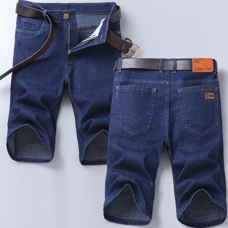Мужские джинсовые шорты, темно-синие эластичные шорты из денима, приталенные, размеры 28-40, лето 2022
Мужские джинсовые шорты, темно-синие эластичные шорты из денима, приталенные, размеры 28-40, лето 2022