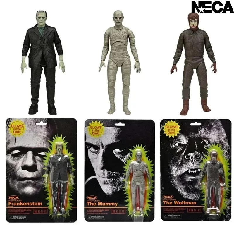Genuine Neca 04837 Global Monster Nightlight Series 7-inch Frankenstein Mummy Werewolf Action Figure Collection Model
Genuine Neca 04837 Global Monster Nightlight Series 7-inch Frankenstein Mummy Werewolf Action Figure Collection Model