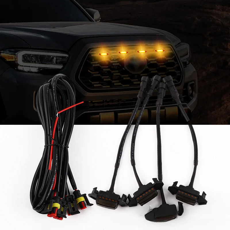 Daytime Running Lights Raptor Style Grille Light LED Grill Mount Assemblies For Toyota Tacoma Pro Grill Front Grille Lighting
Daytime Running Lights Raptor Style Grille Light LED Grill Mount Assemblies For Toyota Tacoma Pro Grill Front Grille Lighting