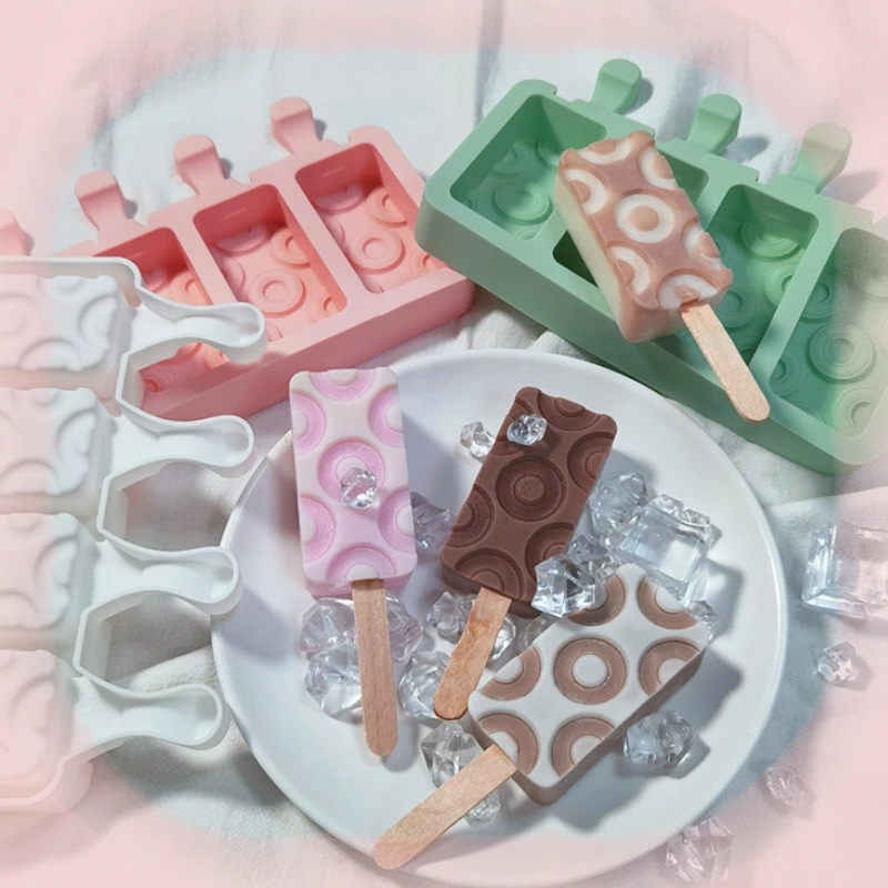 DIY 4 Even with Lid Popsicle Ice Lolly Children Silicone Round Ice Cream Silicone Mold Home Food Grade Grinder Popsicle Mold
DIY 4 Even with Lid Popsicle Ice Lolly Children Silicone Round Ice Cream Silicone Mold Home Food Grade Grinder Popsicle Mold