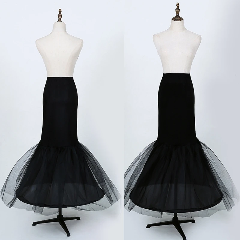 Crinoline Underskirt Petticoat Floor Length for Women Girls Bridal Dress Vintage Ball Gown Black Mermaid Hoop Skirt 124A
Crinoline Underskirt Petticoat Floor Length for Women Girls Bridal Dress Vintage Ball Gown Black Mermaid Hoop Skirt 124A