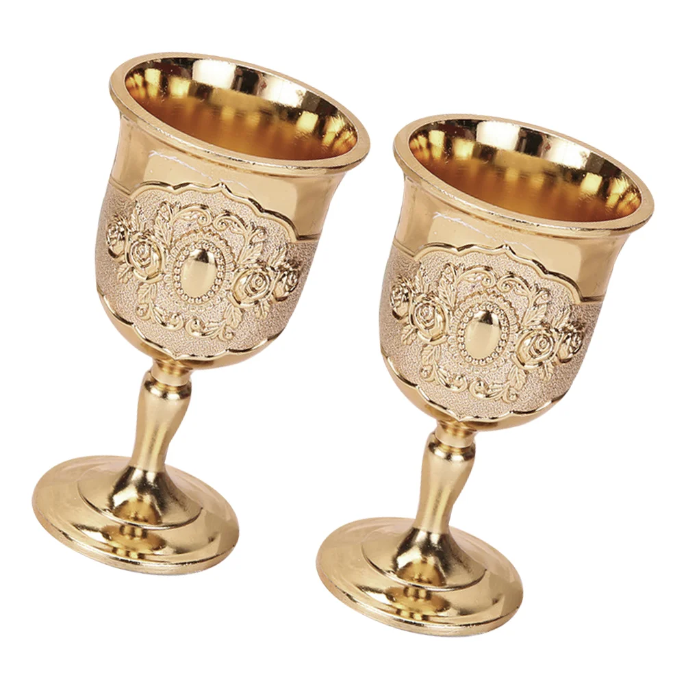 2 Pcs Vintage Goblet Barware Glasses Retro Cup Trinkets Chalice Cup Royal Goblet Metal Vintage Goblet
2 Pcs Vintage Goblet Barware Glasses Retro Cup Trinkets Chalice Cup Royal Goblet Metal Vintage Goblet