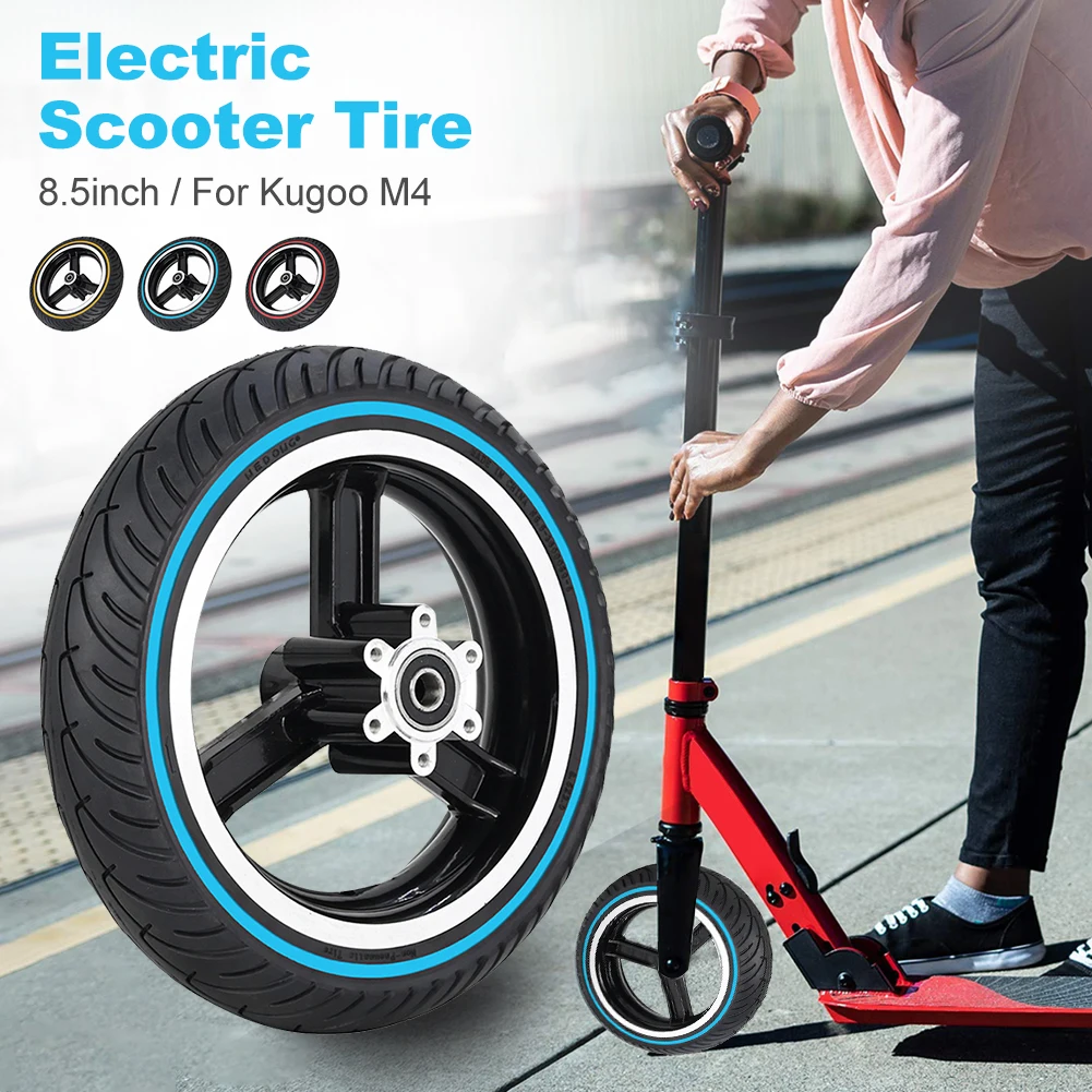 Rubber Tire 8.5-inch Tire Replacement for Front Wheel Wear-Resistant Outer Tire Aluminum Hub for KUGOO M4 Electric Scooter
Rubber Tire 8.5-inch Tire Replacement for Front Wheel Wear-Resistant Outer Tire Aluminum Hub for KUGOO M4 Electric Scooter