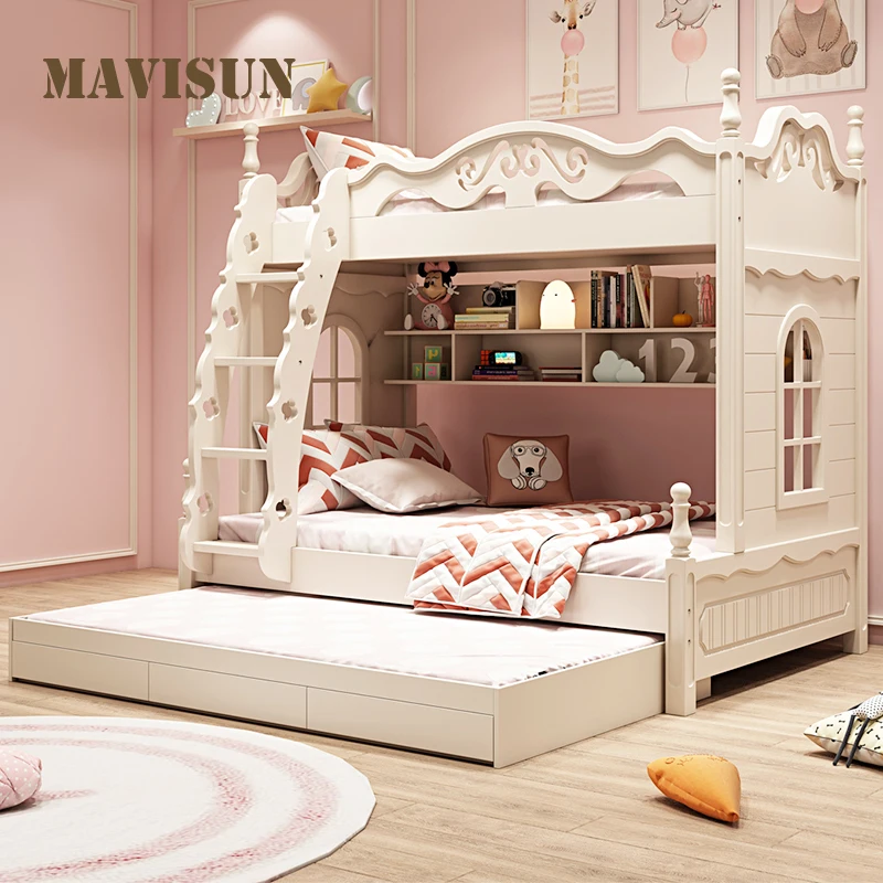 European Style Luxury Children's Bed Girl Princess High And Low Bed Simple Adult Child Mother Bed Multi-Functional Bunk
European Style Luxury Children's Bed Girl Princess High And Low Bed Simple Adult Child Mother Bed Multi-Functional Bunk