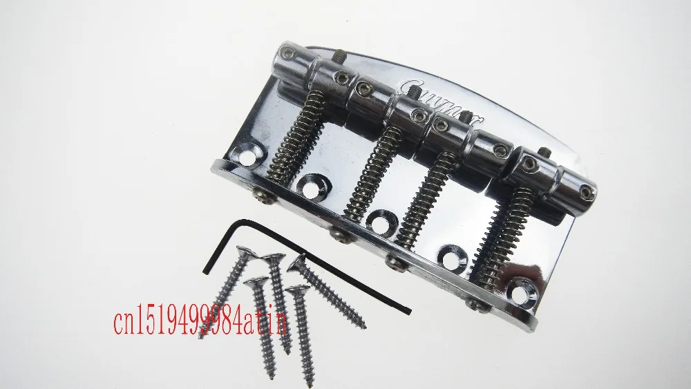 Chrome Curve Base plate Vintage 4 String Saddle Electric guitar Bass Bridge
Chrome Curve Base plate Vintage 4 String Saddle Electric guitar Bass Bridge
