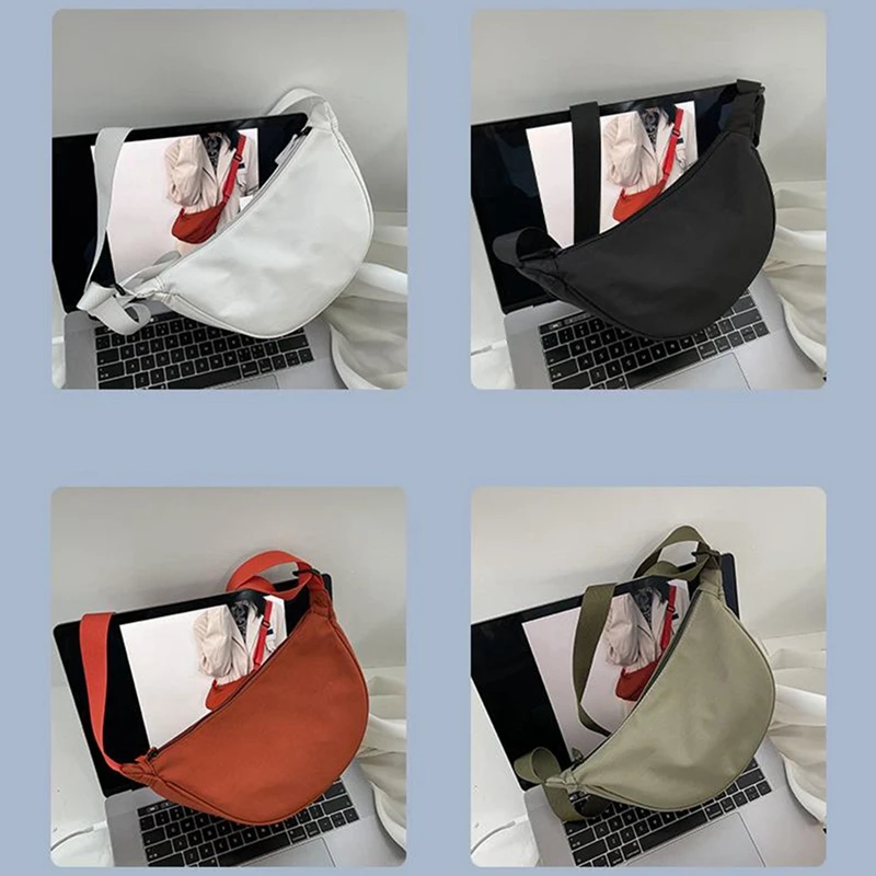 Women Canvas Bag Female Student Shoulder Bag Casual Underarm Bag 
Women Canvas Bag Female Student Shoulder Bag Casual Underarm Bag