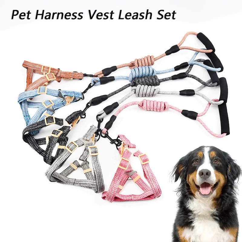 Dog Harness Leash Set for Small Dogs Adjustable Puppy Cat Harness Vest French Bulldog Chihuahua Pug Outdoor Walking Lead Leash
Dog Harness Leash Set for Small Dogs Adjustable Puppy Cat Harness Vest French Bulldog Chihuahua Pug Outdoor Walking Lead Leash