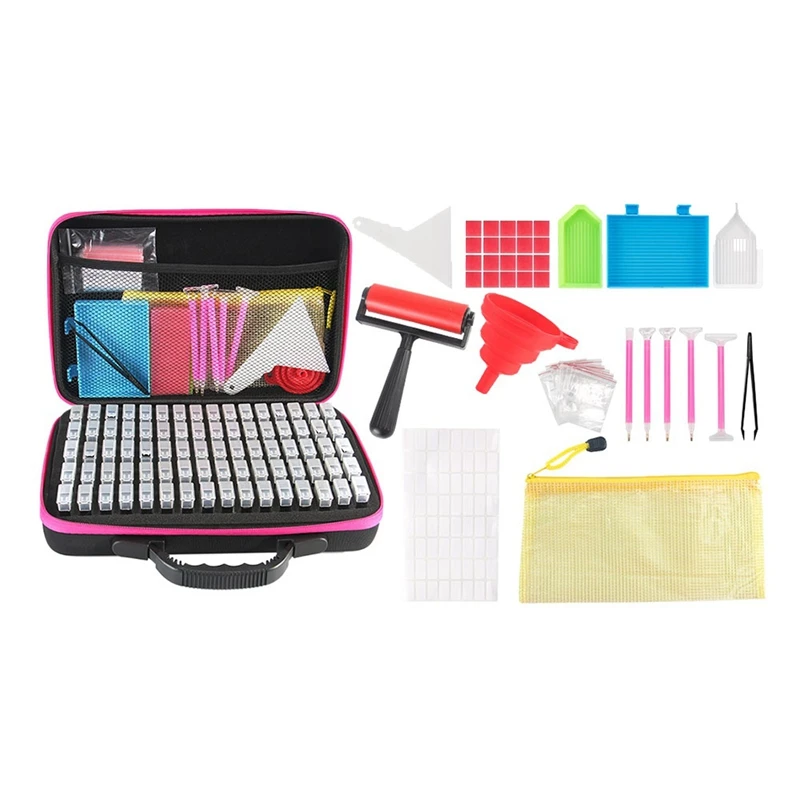 80 Slots Diamond Storage Box with Tools,Diamond Painting Storage Container,Diamond Painting Accessories Kit Bead Storage
80 Slots Diamond Storage Box with Tools,Diamond Painting Storage Container,Diamond Painting Accessories Kit Bead Storage