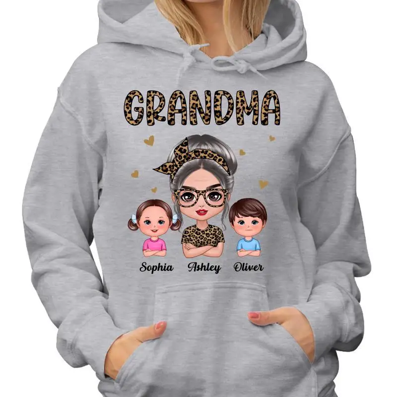 Leopard Pattern Grandma And Grandkids Personalized Shirt Women Hoodies Sweatshirts Letter Printing Sweatshirt Winter Warm Overs
Leopard Pattern Grandma And Grandkids Personalized Shirt Women Hoodies Sweatshirts Letter Printing Sweatshirt Winter Warm Overs