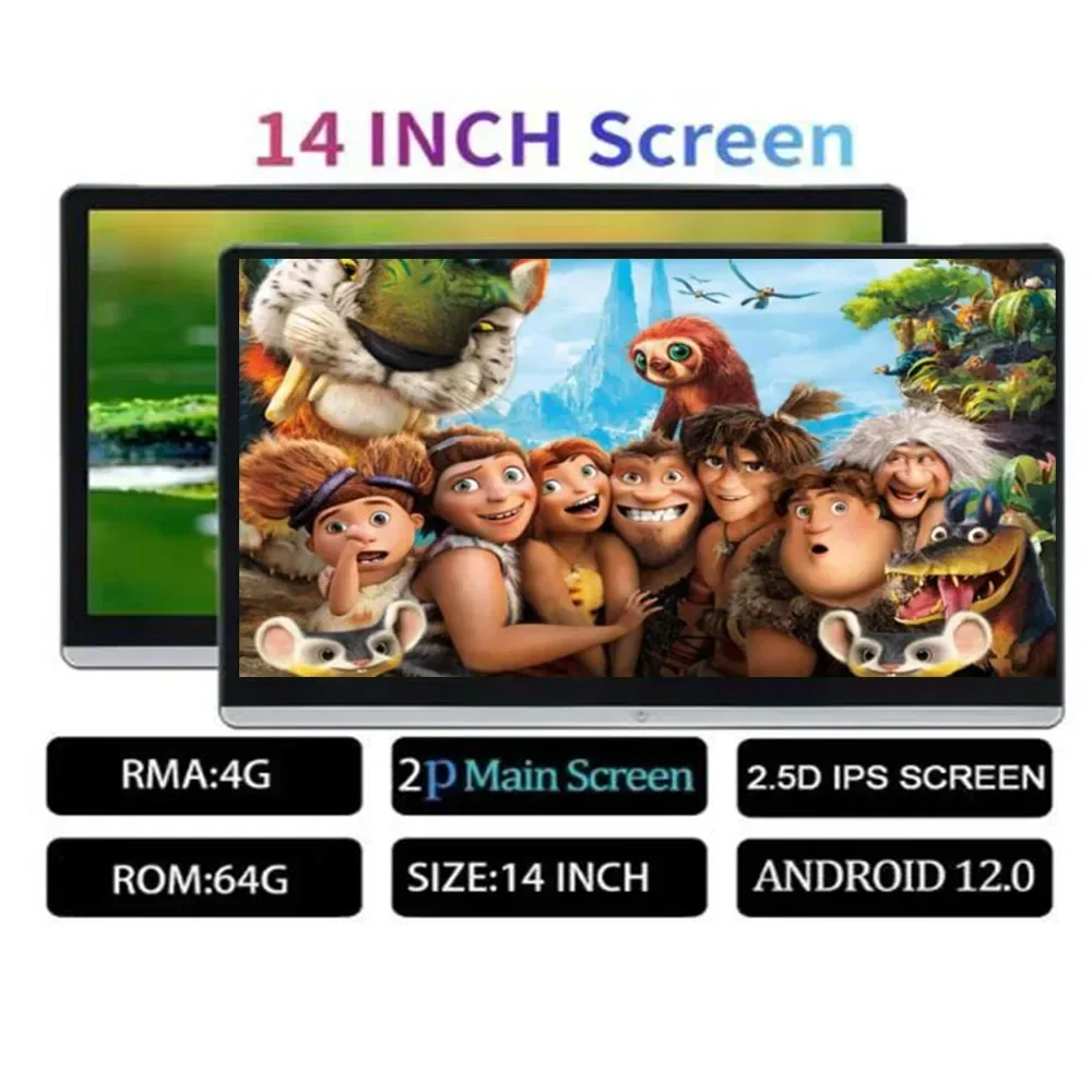 14-дюймовый монитор на подголовнике автомобиля, двойной HDMI, Android 12, IPS, планшет, сенсорный экран для автомобиля, плеер на заднем сиденье, видео-музыка, FM, Bluetooth, AirPlay
14-дюймовый монитор на подголовнике автомобиля, двойной HDMI, Android 12, IPS, планшет, сенсорный экран для автомобиля, плеер на заднем сиденье, видео-музыка, FM, Bluetooth, AirPlay