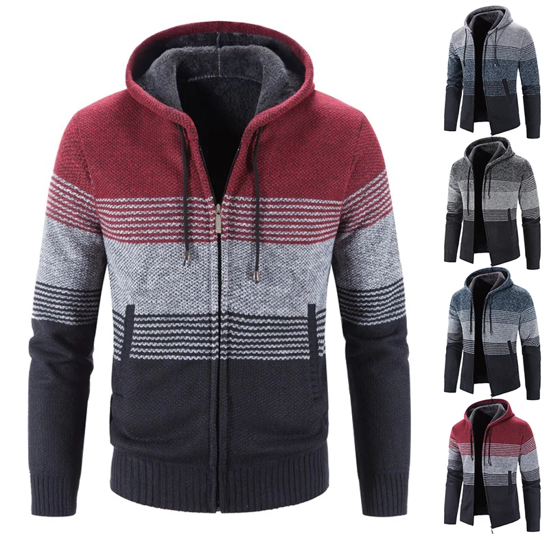 Jacket Hombre Men Cardigan Men Winter For Sweater Knitted Matching Jersey Autumn Zipper Warm Clothing Color
Jacket Hombre Men Cardigan Men Winter For Sweater Knitted Matching Jersey Autumn Zipper Warm Clothing Color