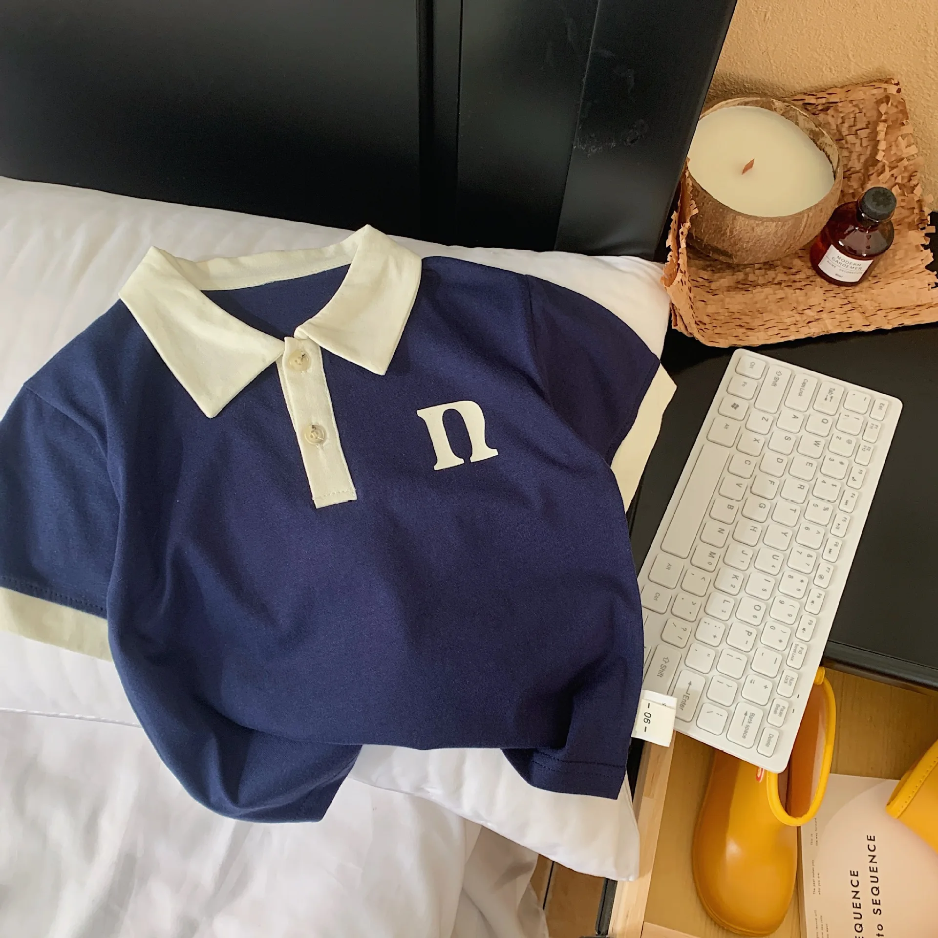 Children's T-shirt 2023 Summer Boys' Printed N-Letter Short-Sleeved Polo Shirt Lapel Casual T-shirt Polo Shirt Boys Shirts
Children's T-shirt 2023 Summer Boys' Printed N-Letter Short-Sleeved Polo Shirt Lapel Casual T-shirt Polo Shirt Boys Shirts