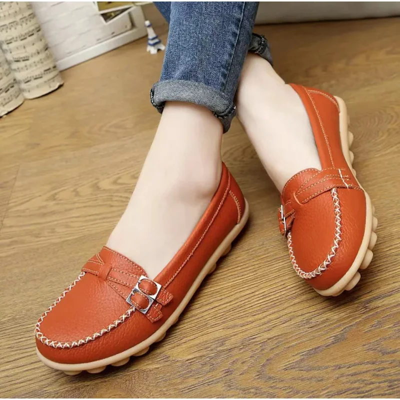 2023 Spring Autumn New Work Shoes Soft Sole Flats Women's Casual Belt Buckle Women Flat Shoes Comfort Plus Size 42 Women Loafers
2023 Spring Autumn New Work Shoes Soft Sole Flats Women's Casual Belt Buckle Women Flat Shoes Comfort Plus Size 42 Women Loafers