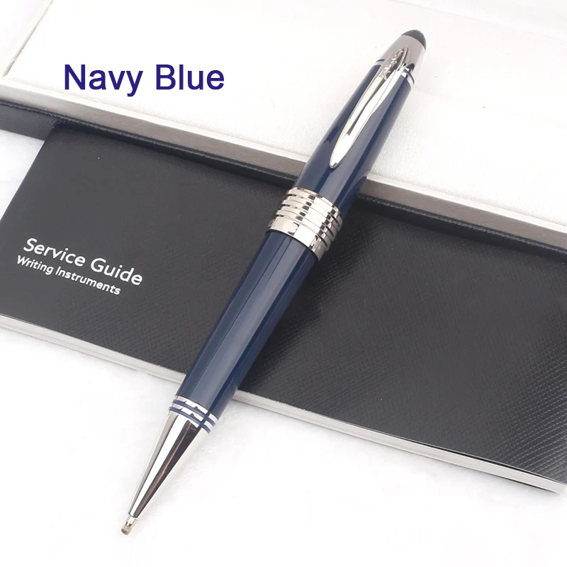 MB Monte Ballpoint Pen Great Characters Roller Ball Pens Navy Blue Fountain Pens with JFK Clip Office School Supplies Gift
MB Monte Ballpoint Pen Great Characters Roller Ball Pens Navy Blue Fountain Pens with JFK Clip Office School Supplies Gift