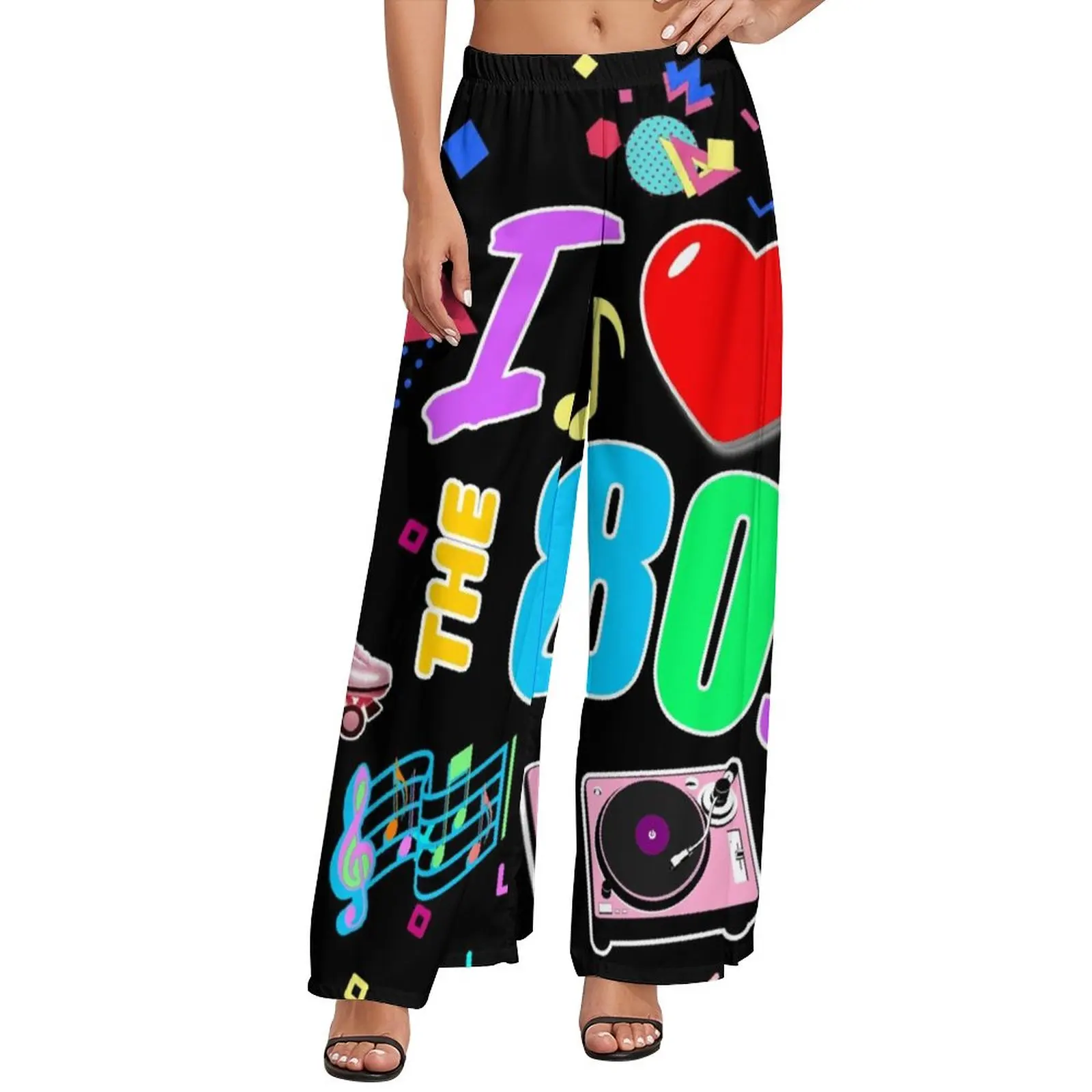 I Love The 80S Retro Heart Pants Women Cute Graffiti Colorful Pinrt Street Fashion Trousers Elastic Waist Trendy Wide Leg Pants
I Love The 80S Retro Heart Pants Women Cute Graffiti Colorful Pinrt Street Fashion Trousers Elastic Waist Trendy Wide Leg Pants