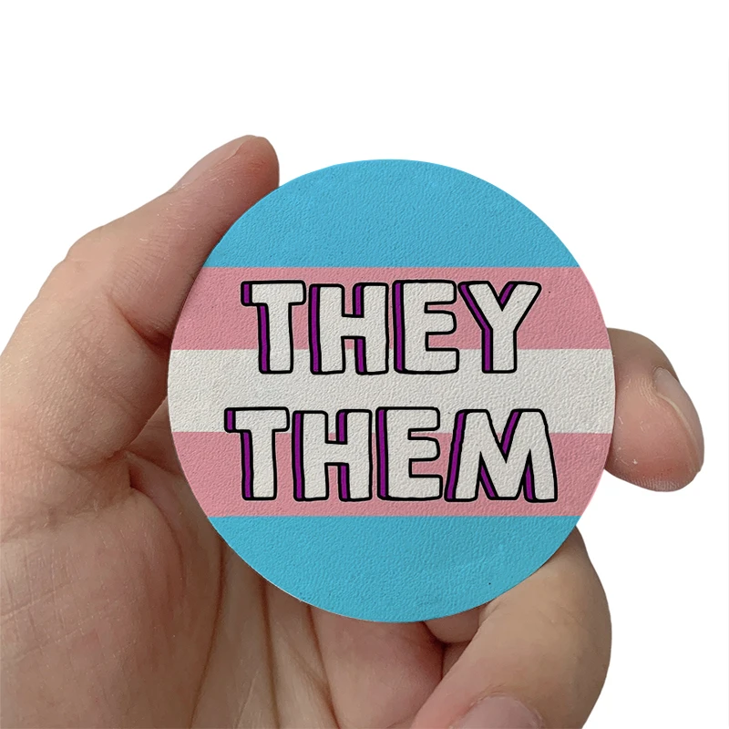 They Them Pronouns Patches Clothes Hats Jackets Patch Stickers Iron On Patches thermoadhesive Leather Decoration Stickers
They Them Pronouns Patches Clothes Hats Jackets Patch Stickers Iron On Patches thermoadhesive Leather Decoration Stickers